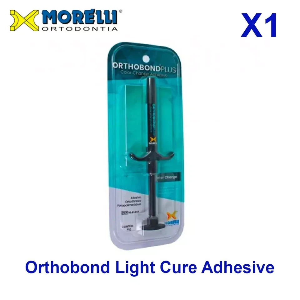 Dental Morelli Light-Cure Technical Adhesive Color-Change Formula 4g Syringe