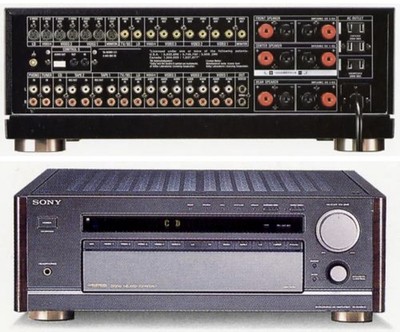 リリSONY TC-K555es2とTA-AV670アンプセット VTG 1993 Sony TA-AV670 ES Series Integrated Amplifier AV Receiver