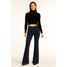 Levi's Vintage 70's Flare Dark Wash Jeans Women's Size 2 Blue Denim