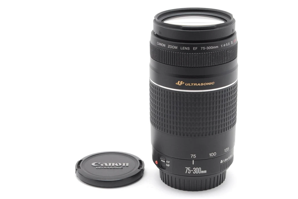 Objectif zoom téléobjectif Canon EF 75-300mm F4-5.6 III USM [ Near MINT+ ]... - Photo 3/4