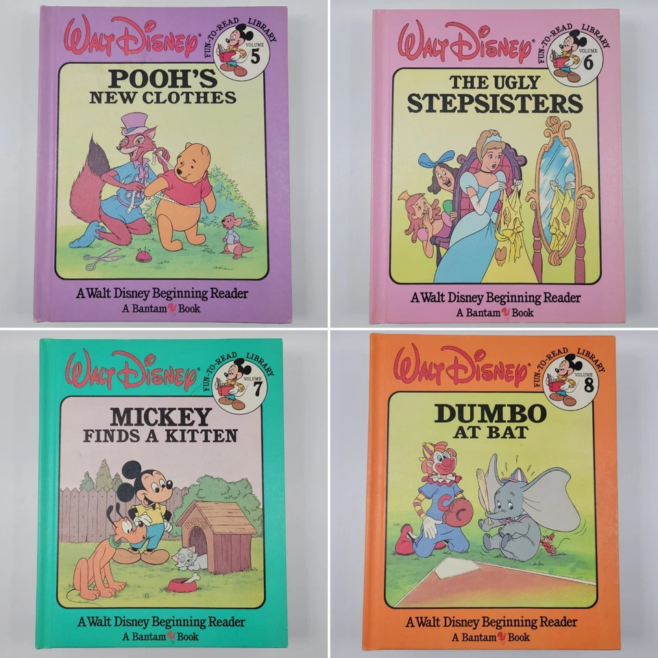 1986 Walt Disney Fun To Read Library Complete Set 1-19 Beginning Reader Books - Image 4 of 4