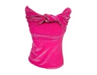 Vintage Versus Gianni Versace Top Pink Glitter Bardot UK 10-12 Italy Ittierre