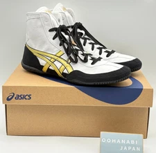 ASICS EX-EO Wrestling Boxing Shoes New model  TWR900  1083A001  White Black Gold