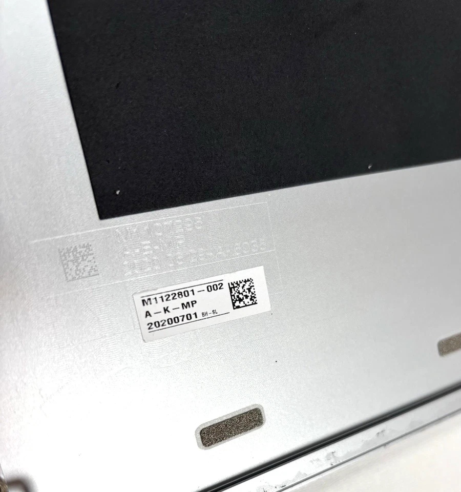 Microsoft Surface Laptop 3 4 15" 1873 Original LCD Cubierta Trasera Bisagra Plata Parte Foto 2 de 3