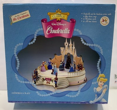 Disney Classics Mr. Christmas MUSICAL CINDERELLA'S BALL w/ 25 Carols/25 Classics