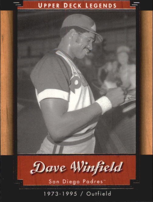 2001 Upper Deck Legends #78 Dave Winfield - BB