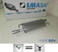 Imasaf Auspuff Mitteltopf + Anbauteile für VW Transporter T5 + Multivan 1.9 TDI