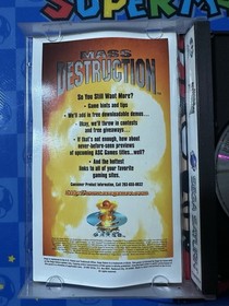 Mass Destruction- Sega Saturn Long Box Complete TESTED CIB