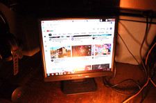 Acer 19" LCD Monitor Tested/Working has Power Cord, VGA Cord, built in Speakers