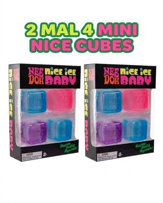COMBO SHIP! NeeDoh Nice Ice Baby small cube fidget squish toy Nee Doh Mini