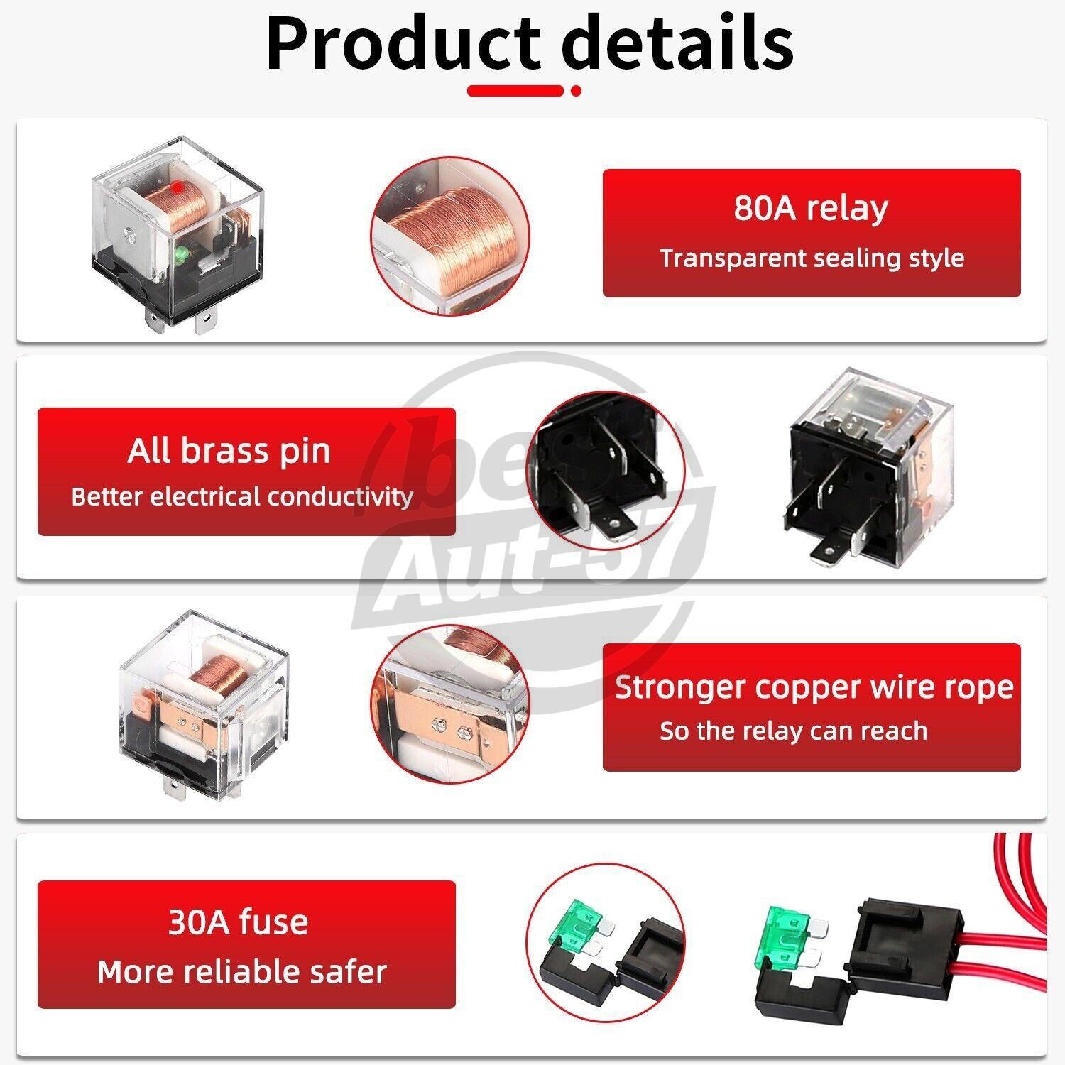 Super Loud Dual Trumpet Air Horn Kit with Compressor for Any 12V Vehicles Trucks