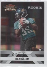 2010 Panini Threads Rookie Silver Century Proof /250 Deji Karim #224 Rookie RC