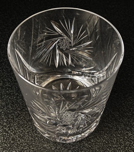 Set of 4 Ajka Csopak Pinwheel Old Fashioned Glasses Hungary 3 5/8" - Picture 6 of 7