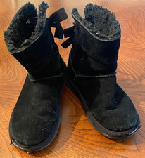 UGG KOOLABURRA BLACK BOOTS LITTLE KIDS SIZE 13 UNISEX BOYS GIRLS NICE SHAPE