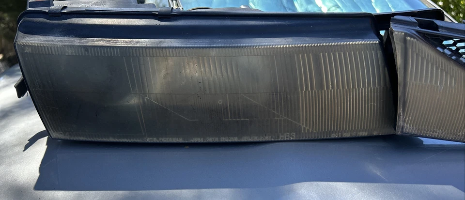 🥇92-97 SUBARU SVX FARO DELANTERO IZQUIERDO Y DERECHO LÁMPARA REJILLA CENTRAL CONJUNTO OEM Foto 3 de 4