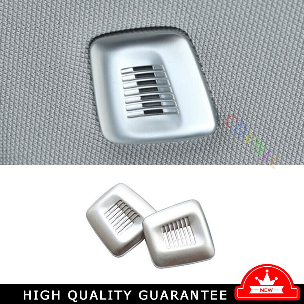 Interior Roof Speaker Ring Trim Decoration For BMW X7 G07 2019-2024 Matte Silver