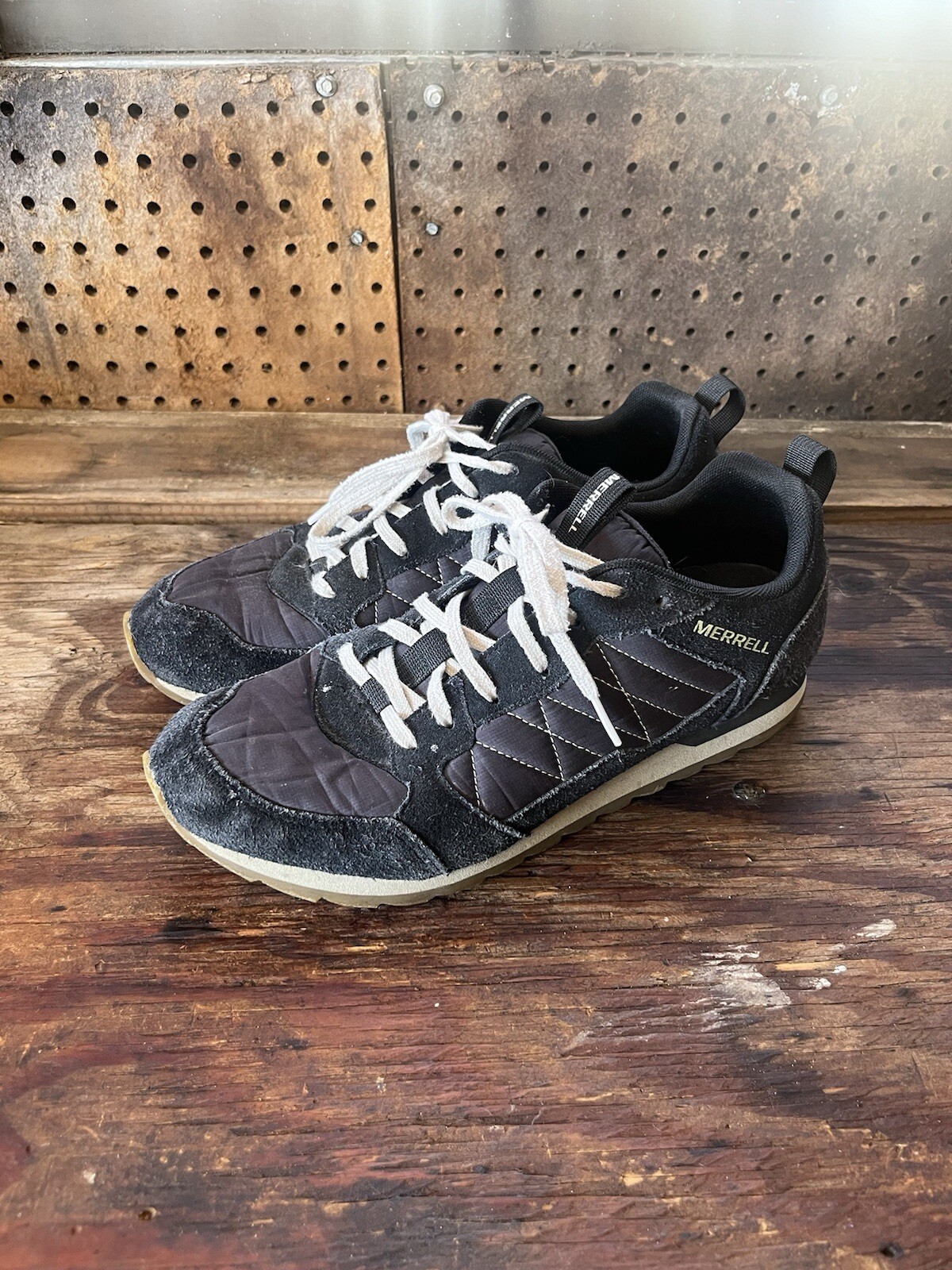 Scarpe da corsa Merrell uomo trail alpino nere scamosciate taglia 9 5