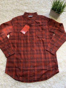 north face red flannel