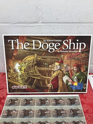 The Doge Ship Euro Tabletop Board Game By Rio Grande New Open Most Unpunched 