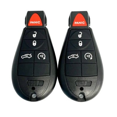 2 New Replacement Keyless Entry Remote Key Fobs Fobik 5 Button Car Icon IYZ-C01C