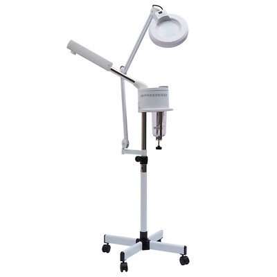 2 in 1 Bedampfer Ozon Lupenleuchte Salon Spa mit Plasma-Sprüher 5X 700 ml DHL