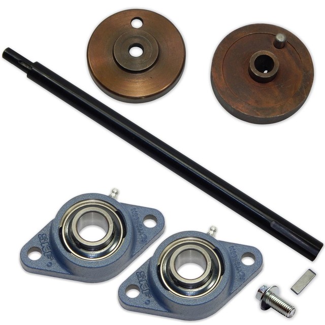 Husqvarna OEM Complete Shaft Kit w/ Bearings & Flange fits FS400 Walk