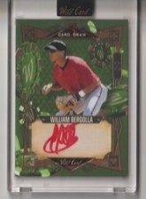 2023 Wild Card 5 Card Draw William Bergolla Green Auto 3/3 