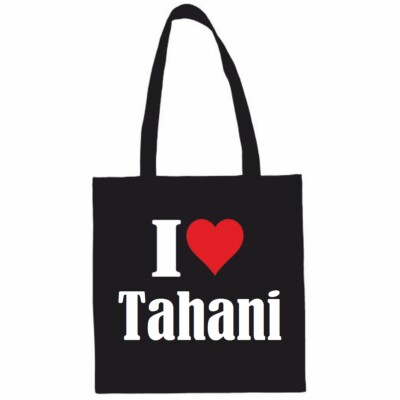 Tasche Beutel Baumwolltasche I Love Tahani Geburtstag Geschenk Valentinstag Oste