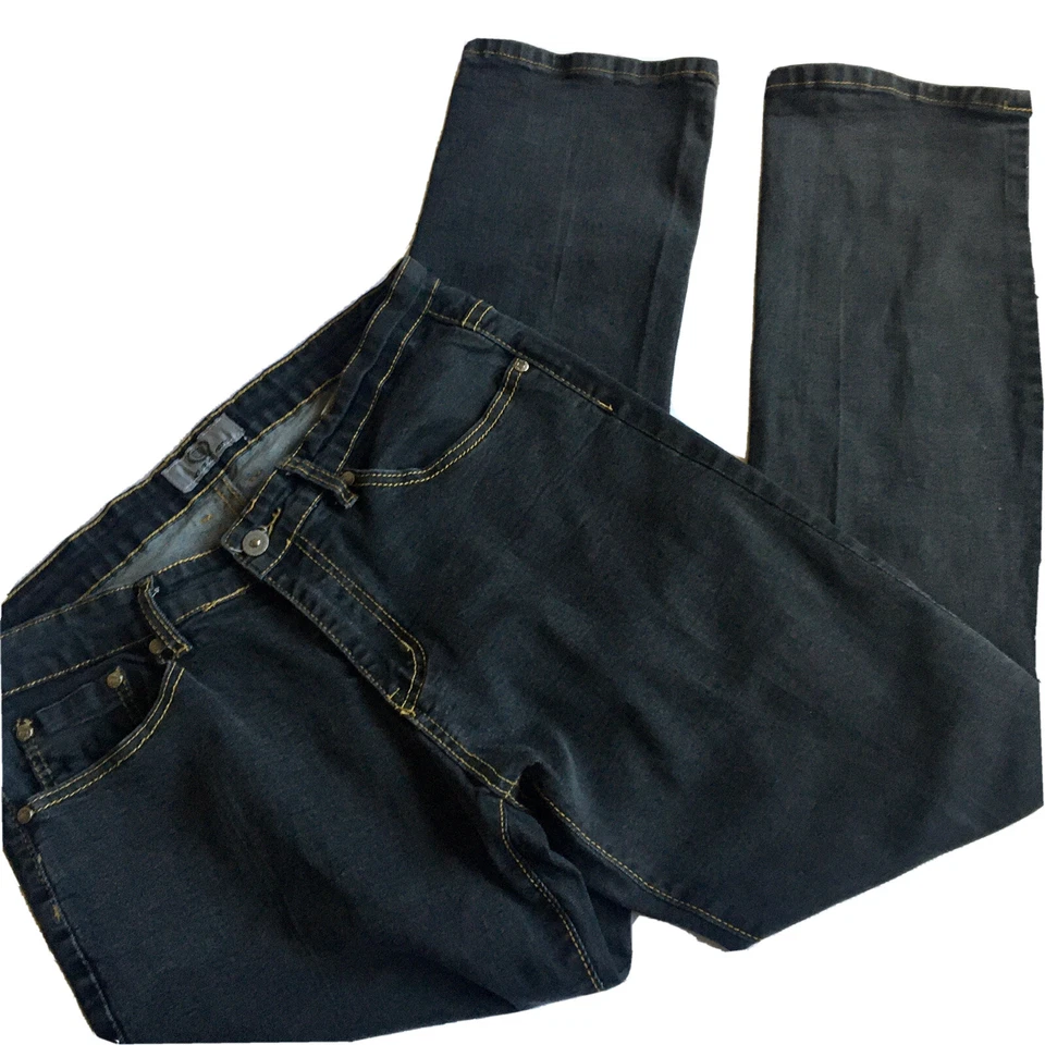 Jeans rectos ajustados negros House Of Lords W 34 L 30,5 5 bolsillos Foto 3 de 4