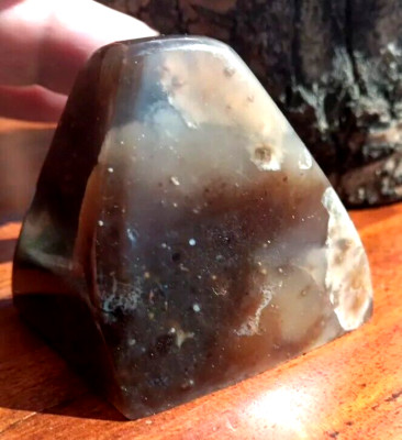 Smokey Quartz Pyramid Translucent W Inclusions From Utah Worked In Colorado 