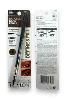 Revlon Colorstay Brow Pencil Angled Tip (0.012oz/0.35g/225), Lot Of 2