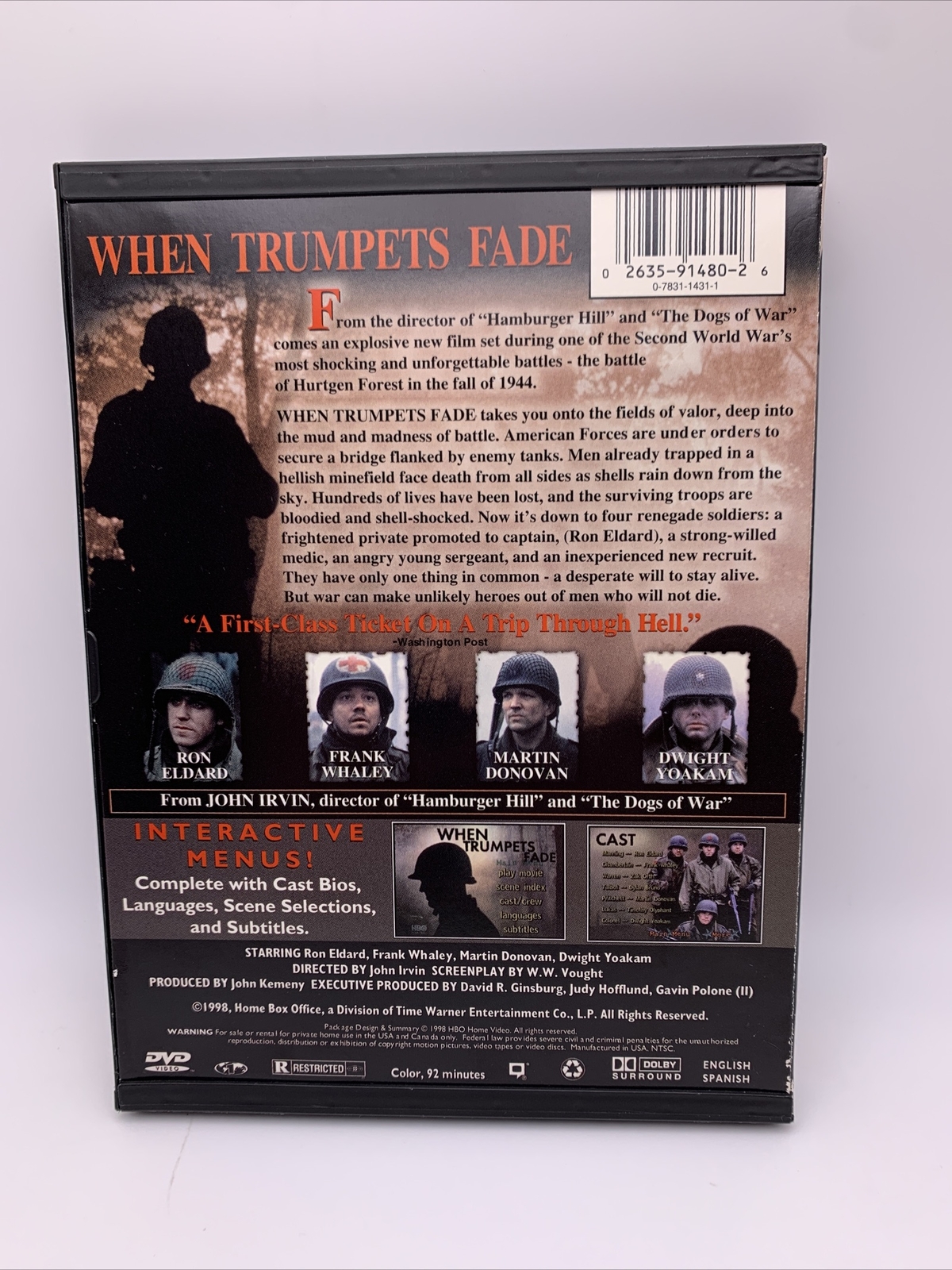 When Trumpets Fade (DVD, 1998) 26359148026 eBay