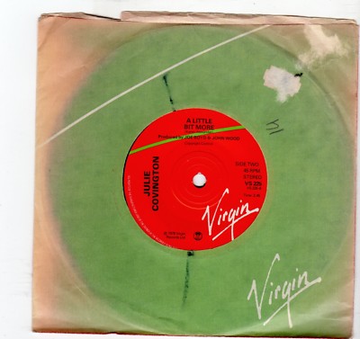 (II558) Julie Covington, Bright Lights / A Little Bit More - 1978 - 7 inch vinyl