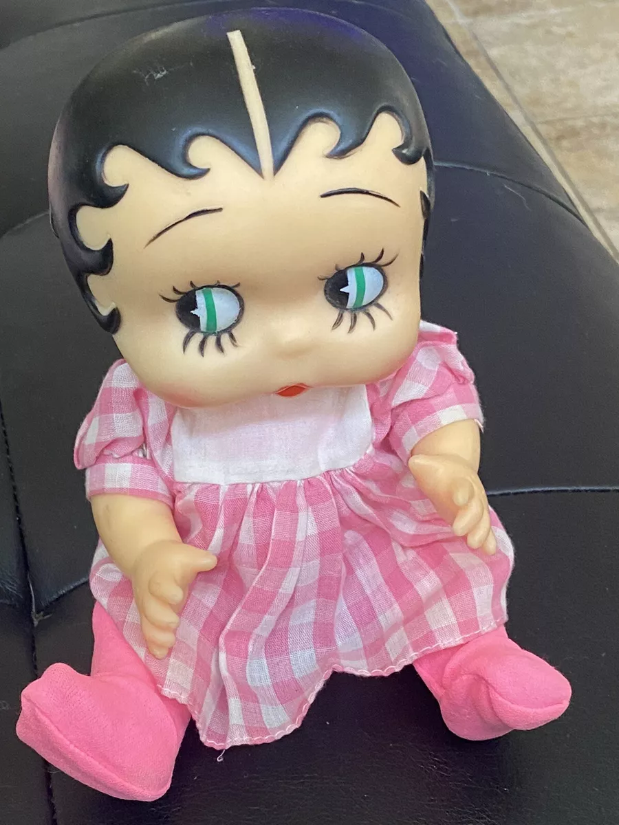 Vintage Betty Baby Boop Doll In Pink Dress 10 Tall Set Of 3