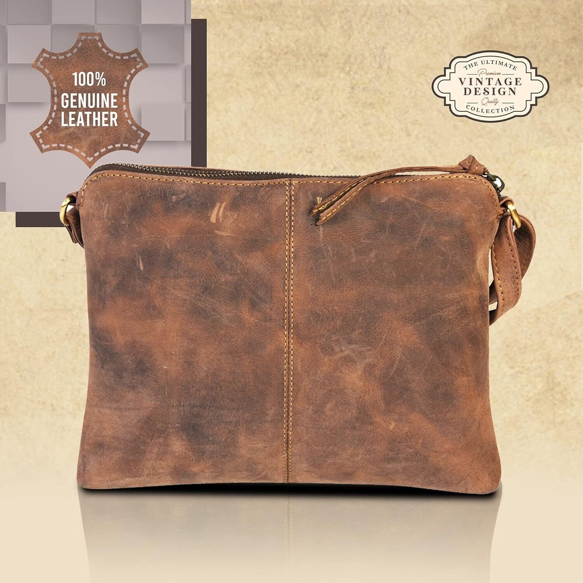 Valenchi Genuine Leather Crossbody Handbag for Women Valenchi Genuine Leather Crossbody Handbag for Women