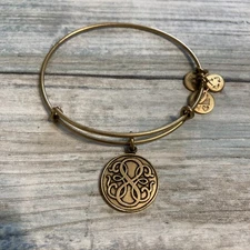 Alex & Ani Path of Life Bangle Bracelet gold Tone