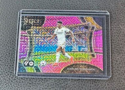 2023-24 Panini Select La Liga Aurelien Tchouameni Field Level Pink Mojo 112/115