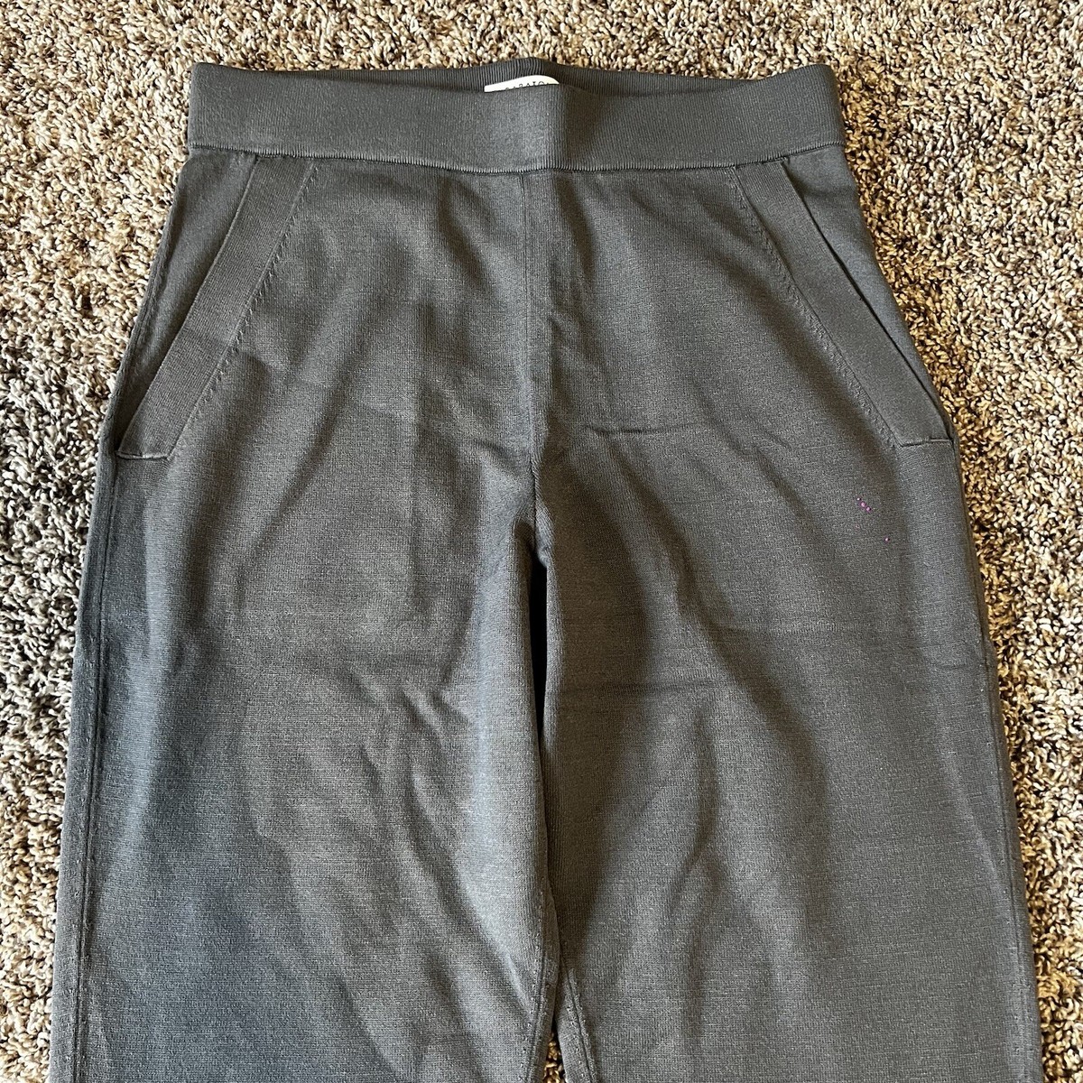 Women's Aritzia Babaton Rodin Iconic Grey Knit Jogger Size S $98