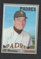 1970 Topps Al Ferrara, San Diego Padres #345  - Free Shipping!