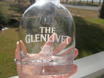 The Glenlivet Branded Whiskey Carafe Glass Decanter