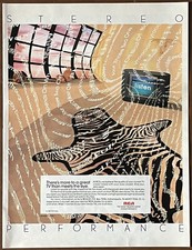 RCA Stereo Performance PRINT AD Tiger Rug More to a Great TV Than Meets The Eye