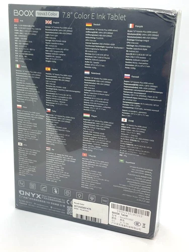 ONYX BOOX Nova 3 Color E-ink 7.8 inch E-book Reader Tablet 32GB Android New