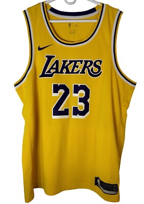 Nike LeBron James #23 Los Angeles Lakers Swingman Jersey Mens Sz