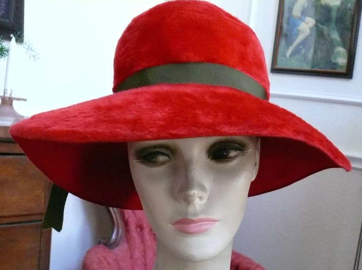 Big red sales floppy hats
