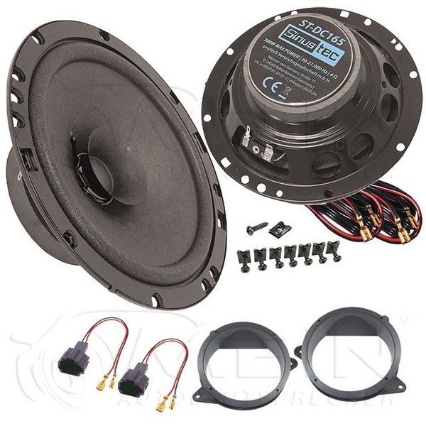Sinustec Auto Lautsprecher FüR Peugeot 207 Sw 2006-2015 Front Vorn 300W #A3AD-image