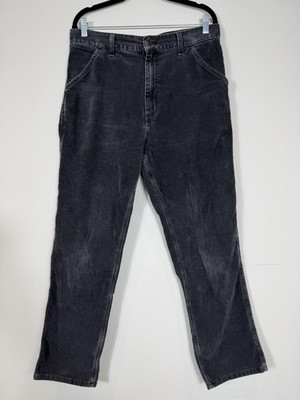 Carhartt WIP Work In Progress Simple Hose schwarz Cord W31 L32