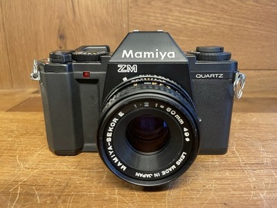 *Almost Mint* Mamiya ZM Film Camera Sekor E 50mm F/2 Standard Lens From Japan