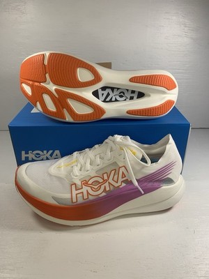 Size 10 - Hoka One One Rocket X 2 (White/Red) Men's Running Shoes