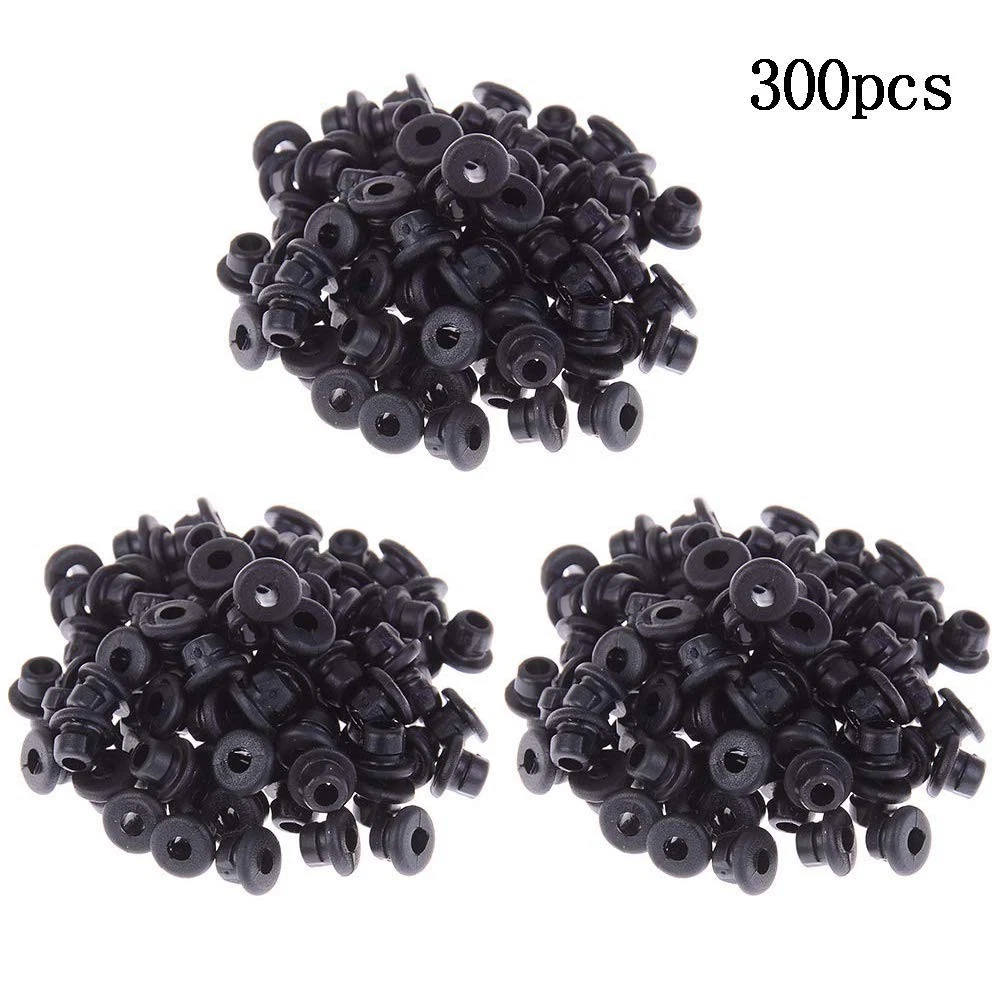 Tattoo Grommets - Autdor 300Pcs Rubber Grommets-300pcs  image 5