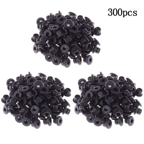 Tattoo Grommets - Autdor 300Pcs Rubber Grommets-300pcs  image 5